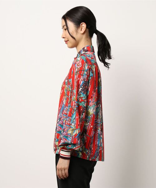 GOLDEN GOOSE（ゴールデングース）の「GOLDEN GOOSE Blouse with flower print / stripes（シャツ/ブラウス・レディース・マルチ・SMALL/MEDIUM/LARGE）」の6枚目の写真