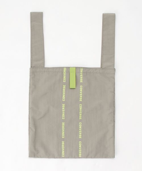 CONVERSE（コンバース）の「【CONVERSE/コンバース】COLOR PARTITION BAG/折りたたみバッグ（エコバッグ/サブバッグ・レディース・ブルー/ピンク/グレー/ブラック・FREE）」の3枚目の写真