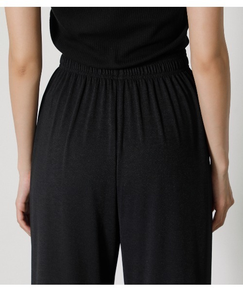 AZUL by moussy(アズールバイマウジー)の「GLOSSY COOL SIDE SLIT PANTS/グロッシークールサイドスリットパンツ(その他パンツ・レディース・グレー系その他/ブラック/グリーン系その他・SMALL/MEDIUM)」の8枚目の写真