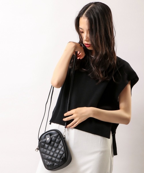 FUNALIVE（ファンアライブ）の「je crois soi ｷﾙﾃｨﾝｸﾞｺﾝﾊﾟｸﾄﾐﾆｼｮﾙﾀﾞｰﾊﾞｯｸﾞ（ショルダーバッグ・レディース・ブラック/ベージュ/グリーン・FREE）」の19枚目の写真