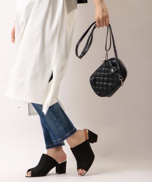 FUNALIVE（ファンアライブ）の「je crois soi ｷﾙﾃｨﾝｸﾞｺﾝﾊﾟｸﾄﾐﾆｼｮﾙﾀﾞｰﾊﾞｯｸﾞ（ショルダーバッグ・レディース・ブラック/ベージュ/グリーン・FREE）」の18枚目の写真