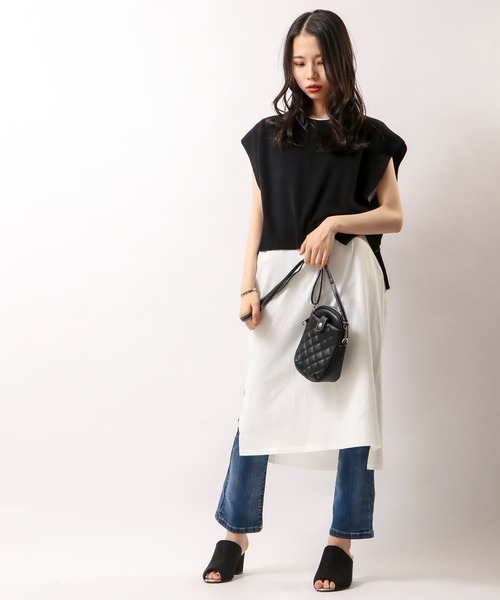 FUNALIVE（ファンアライブ）の「je crois soi ｷﾙﾃｨﾝｸﾞｺﾝﾊﾟｸﾄﾐﾆｼｮﾙﾀﾞｰﾊﾞｯｸﾞ（ショルダーバッグ・レディース・ブラック/ベージュ/グリーン・FREE）」の21枚目の写真