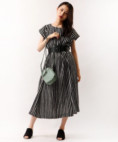 FUNALIVE（ファンアライブ）の「je crois soi ｷﾙﾃｨﾝｸﾞｺﾝﾊﾟｸﾄﾐﾆｼｮﾙﾀﾞｰﾊﾞｯｸﾞ（ショルダーバッグ・レディース・ブラック/ベージュ/グリーン・FREE）」の9枚目の写真