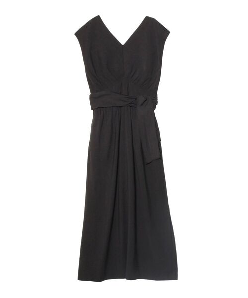 LAGUNAMOON(ラグナムーン)の「ウエストリボンナローマキシワンピース(ワンピース・レディース・ブラック/ネイビー/ブラウン・SMALL/MEDIUM)」の21枚目の写真