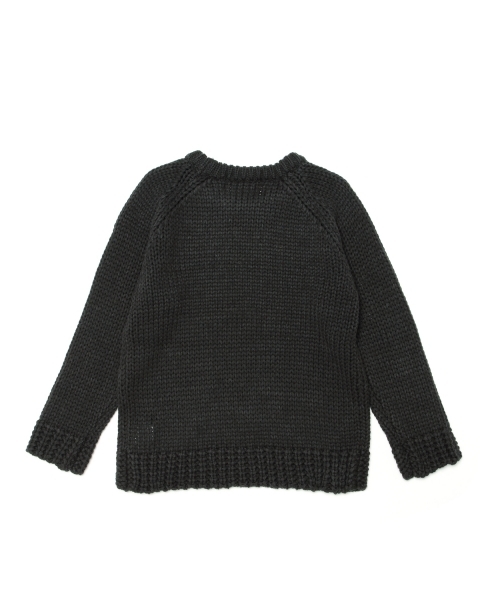 Ray BEAMS（レイビームス）の「Ray BEAMS / "HUG ME!!!" ロゴ クルーネックニット（ニット/セーター・レディース・オフホワイト/チャコールグレー・ONE SIZE）」の12枚目の写真