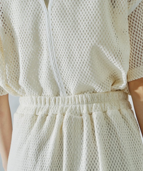 acro（アクロ）の「メッシュナロースカート/AC1076（スカート・レディース・ブラック/ホワイト・ﾌﾘ-）」の20枚目の写真