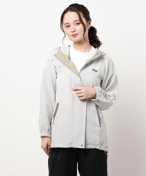 FILA(フィラ)の「【FILA/フィラ】UV スタイリッシュ マウンテンパーカー(マウンテンパーカー・レディース・ライトグレー/ブラック/ライトカーキ/ネイビー・LL/M/3L/S/L)」の18枚目の写真