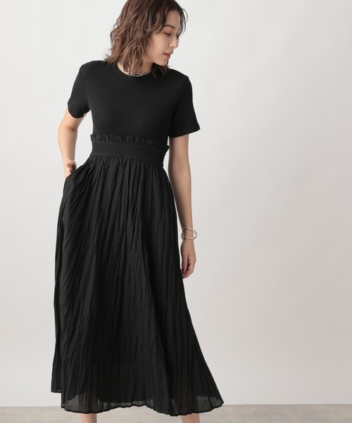 セール ドッキングフレアスカートワンピース ワンピース Ezick エジック のファッション通販 Zozotown