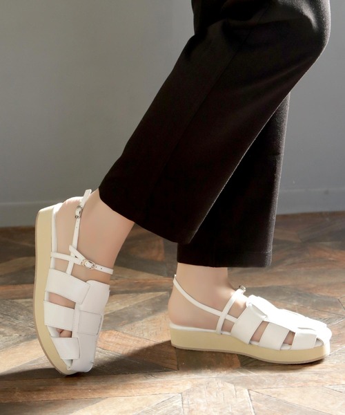 SOROTTO（ソロット）の「厚底グルカサンダル（サンダル・レディース・ホワイト/ブラック・LL/S/M/L）」の12枚目の写真