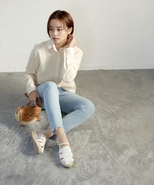 SOROTTO（ソロット）の「厚底グルカサンダル（サンダル・レディース・ホワイト/ブラック・LL/S/M/L）」の7枚目の写真