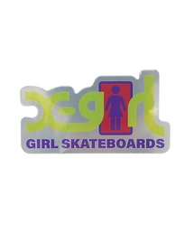 X-girl | GIRL SKATEBOARDS LOGO STICKER(ステッカー/テープ)