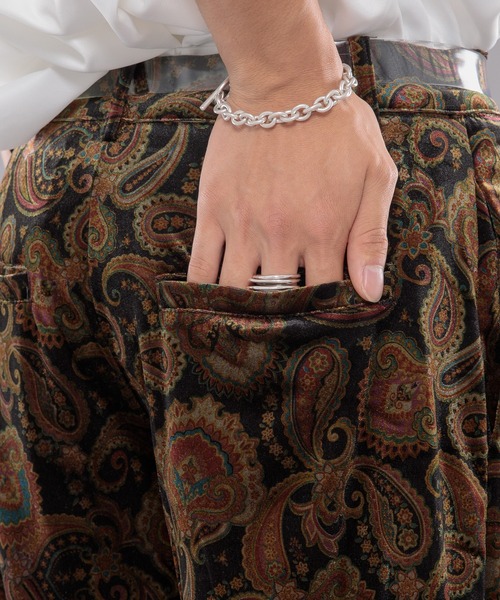 kutir（クティール）の「ペイズリー柄ベロアパンツ（その他パンツ・メンズ・ブラック/ダークブルー・SMALL/MEDIUM/LARGE）」の20枚目の写真