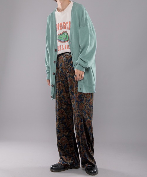 kutir（クティール）の「ペイズリー柄ベロアパンツ（その他パンツ・メンズ・ブラック/ダークブルー・SMALL/MEDIUM/LARGE）」の13枚目の写真