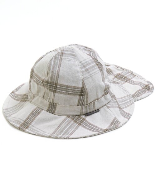 apres les cours（アプレレクール）の「まんまるアウトドアハット（ハット・キッズ・ブラウン/グレー・48/50/52/54）」の2枚目の写真