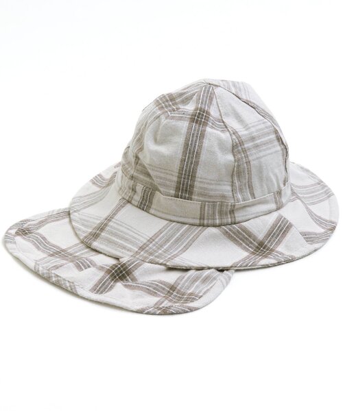 apres les cours（アプレレクール）の「まんまるアウトドアハット（ハット・キッズ・ブラウン/グレー・48/50/52/54）」の4枚目の写真