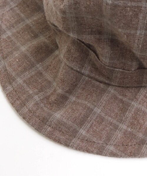 apres les cours（アプレレクール）の「まんまるアウトドアハット（ハット・キッズ・ブラウン/グレー・48/50/52/54）」の5枚目の写真