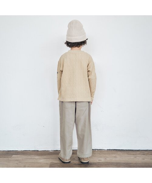 apres les cours(アプレレクール)の「/ベルト付きラップパンツ 10分丈(その他パンツ・キッズ・ブルー/ベージュ・120/130/100/140/110/90)」の20枚目の写真