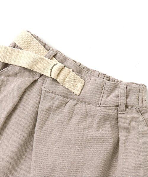 apres les cours(アプレレクール)の「/ベルト付きラップパンツ 10分丈(その他パンツ・キッズ・ブルー/ベージュ・120/130/100/140/110/90)」の8枚目の写真