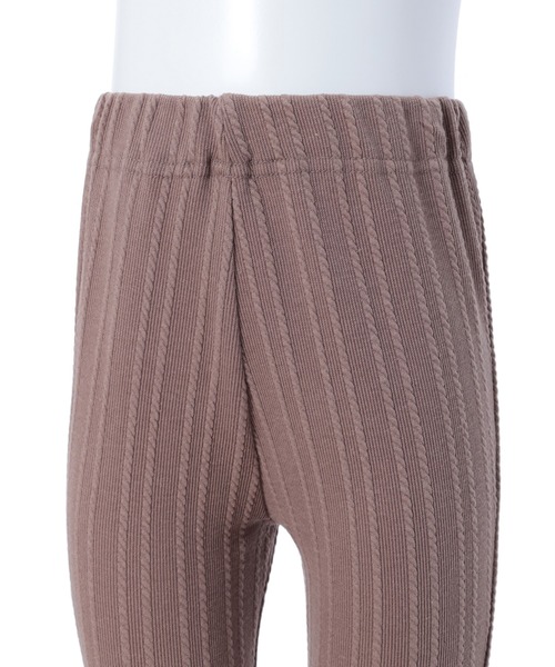 fifth（フィフス）の「【KIDS】ジャガードレギンス（その他パンツ・キッズ・ホワイト/ブラウン・110/120/130）」の9枚目の写真