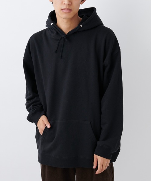 CIAOPANIC（チャオパニック）の「スーパービッグシルエットプルオーバーパーカー/オーバーサイズトレーナー（パーカー・メンズ・ブラウン/ブラック・マルチサイズ）」の2枚目の写真