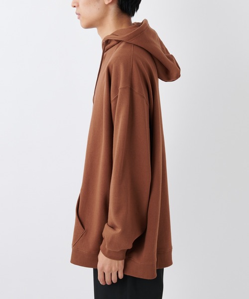 CIAOPANIC（チャオパニック）の「スーパービッグシルエットプルオーバーパーカー/オーバーサイズトレーナー（パーカー・メンズ・ブラウン/ブラック・マルチサイズ）」の11枚目の写真