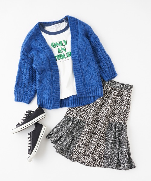 CIAOPANIC TYPY（チャオパニックティピー）の「【KIDS】【ZOZOTOWN限定】配色ラグランプリントTee/ONLY（Tシャツ/カットソー・キッズ・オフホワイト/チャコールグレー・SMALL/MEDIUM/LARGE/X-LARGE/XX-LARGE）」の8枚目の写真