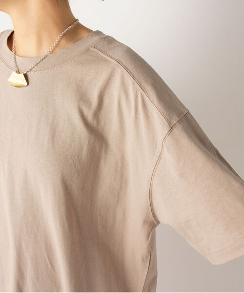 NOLLEY’S(ノーリーズ)の「バックMARTIGUES Tシャツワンピース(ワンピース・レディース・ブラック/グレイッシュベージュ・FREE)」の17枚目の写真