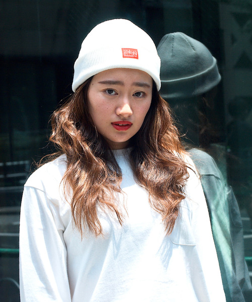 Manhattan Portage(マンハッタンポーテージ)の「Manhattan Portage/マンハッタンポーテージ ビーニー MP136(ニットキャップ/ビーニー・メンズ・ホワイト/グレー/ブラック/ベージュ/グリーン・FREE)」の10枚目の写真