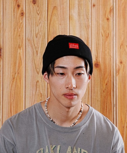 Manhattan Portage(マンハッタンポーテージ)の「Manhattan Portage/マンハッタンポーテージ ビーニー MP136(ニットキャップ/ビーニー・メンズ・ホワイト/グレー/ブラック/ベージュ/グリーン・FREE)」の16枚目の写真