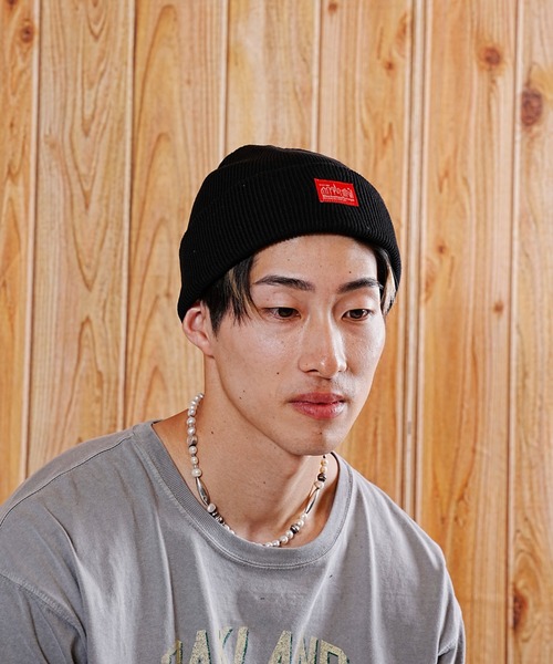 Manhattan Portage(マンハッタンポーテージ)の「Manhattan Portage/マンハッタンポーテージ ビーニー MP136(ニットキャップ/ビーニー・メンズ・ホワイト/グレー/ブラック/ベージュ/グリーン・FREE)」の17枚目の写真