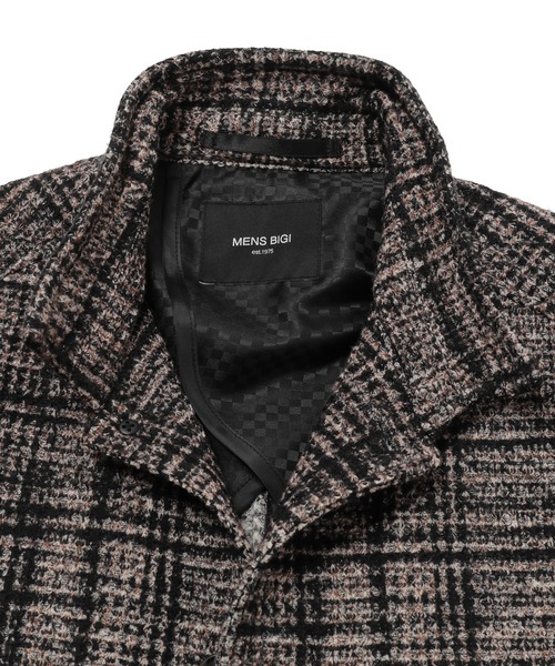 MEN'S BIGI(メンズビギ)の「ワッフルプリント ニットフリース(その他アウター・メンズ・ブラック/ブラウン・03/01/04/02)」の16枚目の写真