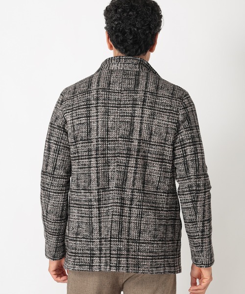 MEN'S BIGI(メンズビギ)の「ワッフルプリント ニットフリース(その他アウター・メンズ・ブラック/ブラウン・03/01/04/02)」の13枚目の写真