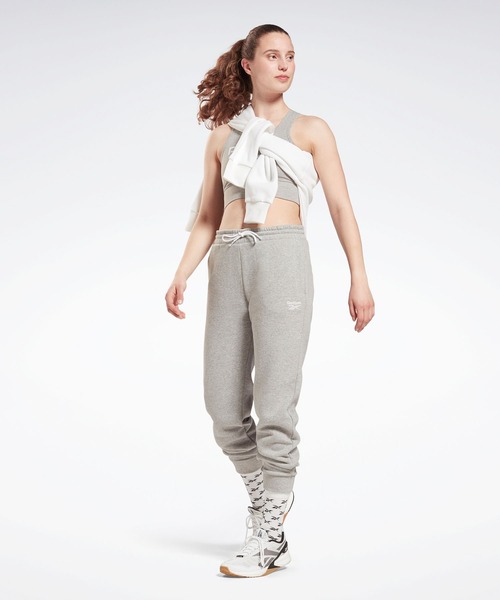 Reebok(リーボック)の「 アイデンティティ ジョガー / Identity Joggers(スウェットパンツ・レディース・ヘザーグレー/ブラック・SMALL/LARGE/MEDIUM/X-LARGE/XX-LARGE/X-SMALL)」の12枚目の写真