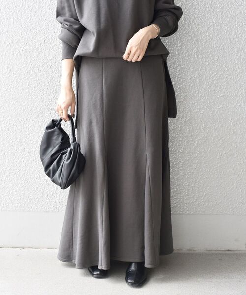 SHIPS（シップス）の「*USAコットンスカート◆（スカート・レディース・ライトオリーブ/ブルー系/チャコールグレー/ブラック・MEDIUM/SMALL）」の12枚目の写真