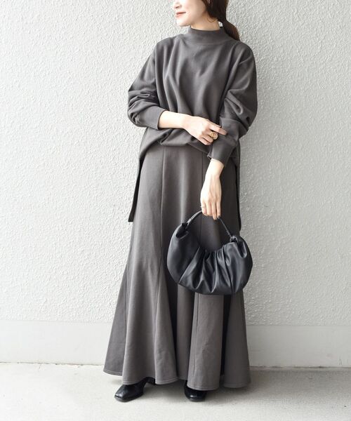 SHIPS（シップス）の「*USAコットンスカート◆（スカート・レディース・ライトオリーブ/ブルー系/チャコールグレー/ブラック・MEDIUM/SMALL）」の15枚目の写真