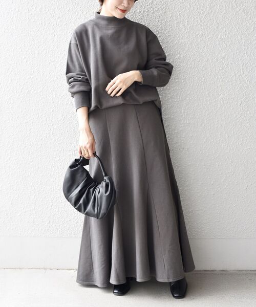 SHIPS（シップス）の「*USAコットンスカート◆（スカート・レディース・ライトオリーブ/ブルー系/チャコールグレー/ブラック・MEDIUM/SMALL）」の18枚目の写真