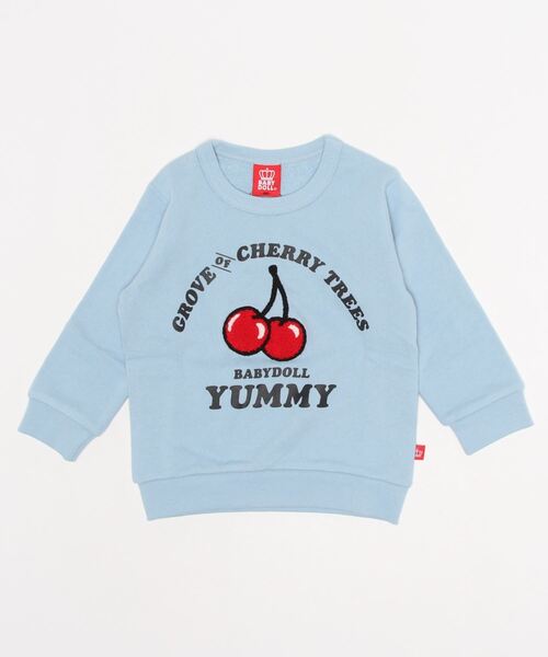 BABYDOLL(ベビードール)の「サガラ トレーナー 5865K(スウェット・キッズ・ブラック×ピンク/ベビーピンク/ブラック系その他/マスタード/パープル/ライトブルー/ベージュ/ブルー系その他2/ライトグリーン/ブラウン系その他/ベージュ系その他/バイオレット/ブラウン/ピンク系その他/ライトベージュ/ブラック×ホワイト・100cm/130cm/90cm/140cm/110cm/120cm)」の11枚目の写真