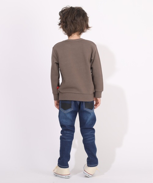 BABYDOLL(ベビードール)の「サガラ トレーナー 5865K(スウェット・キッズ・ブラック×ピンク/ベビーピンク/ブラック系その他/マスタード/パープル/ライトブルー/ベージュ/ブルー系その他2/ライトグリーン/ブラウン系その他/ベージュ系その他/バイオレット/ブラウン/ピンク系その他/ライトベージュ/ブラック×ホワイト・100cm/130cm/90cm/140cm/110cm/120cm)」の20枚目の写真