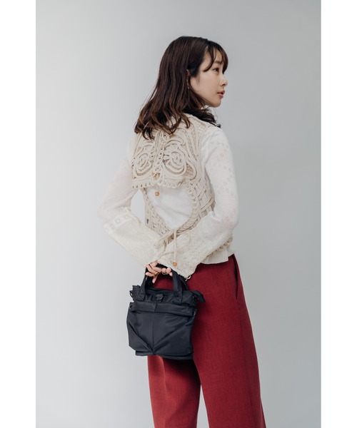 DEVICE+(デバイスプラス)の「抗菌 抗ウイルス DEVICE+ ナイロン ミニ ヘルメットバッグ(ショルダーバッグ・レディース・ブラック・FREE)」の17枚目の写真