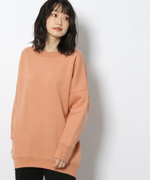 LAKOLE(ラコレ)の「ブラッシュBIGクルーネックプルオーバー / 219691(スウェット・レディース・オフホワイト/ブラック/シャーベット/カーキ・SMALL/MEDIUM)」の1枚目の写真