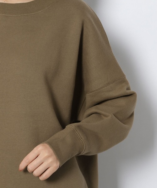 LAKOLE(ラコレ)の「ブラッシュBIGクルーネックプルオーバー / 219691(スウェット・レディース・オフホワイト/ブラック/シャーベット/カーキ・SMALL/MEDIUM)」の22枚目の写真