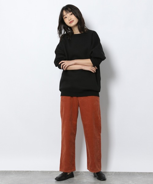 LAKOLE(ラコレ)の「ブラッシュBIGクルーネックプルオーバー / 219691(スウェット・レディース・オフホワイト/ブラック/シャーベット/カーキ・SMALL/MEDIUM)」の10枚目の写真