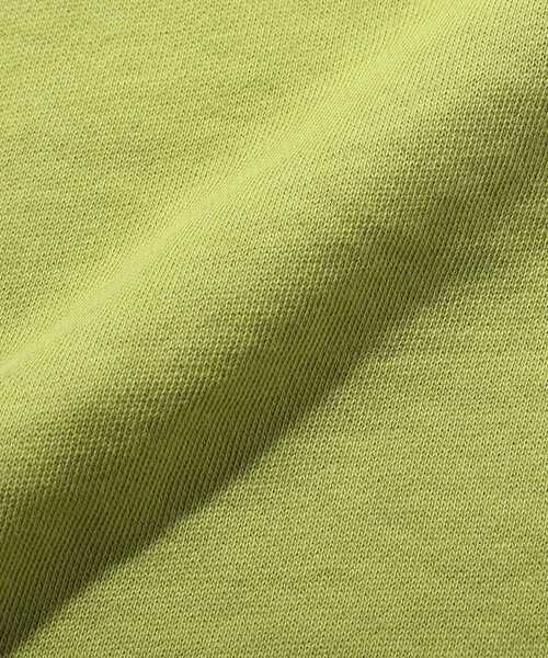 SHOO・LA・RUE（シューラルー）の「◆【90-140cm】裏毛裾レイヤード3柄トレーナー（スウェット・キッズ・ダークグリーン/ブルー/黄緑系・11/10/12/13/14/09）」の7枚目の写真