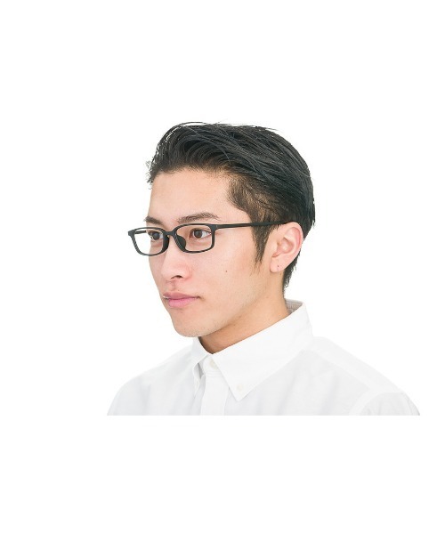 Zoff（ゾフ）の「スクエア型 めがね｜SUPER LIGHT（メガネ・メンズ・ブラック/ブラウン/ブルー/ブルー系その他・FREE）」の7枚目の写真