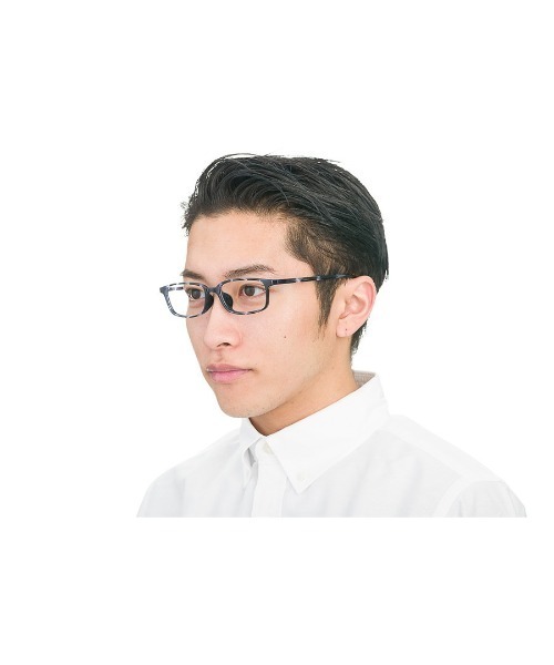 Zoff（ゾフ）の「スクエア型 めがね｜SUPER LIGHT（メガネ・メンズ・ブラック/ブラウン/ブルー/ブルー系その他・FREE）」の16枚目の写真