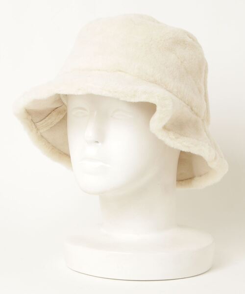 CONTROL FREAK / CTFK（コントロールフリーク）の「ControlFreak エコムートン バケットハット（ハット・レディース・ホワイト/ブラック/ブラウン・ONE SIZE）」の2枚目の写真