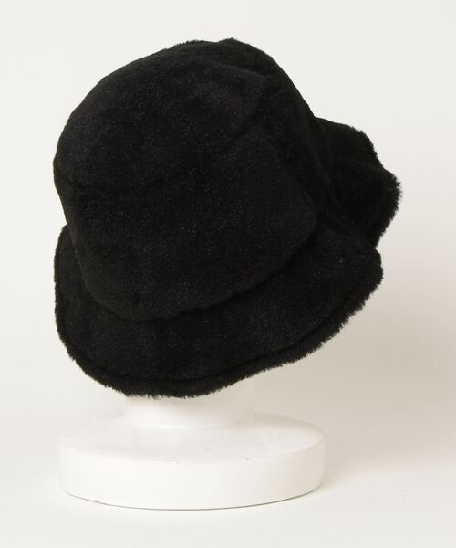 CONTROL FREAK / CTFK（コントロールフリーク）の「ControlFreak エコムートン バケットハット（ハット・レディース・ホワイト/ブラック/ブラウン・ONE SIZE）」の4枚目の写真