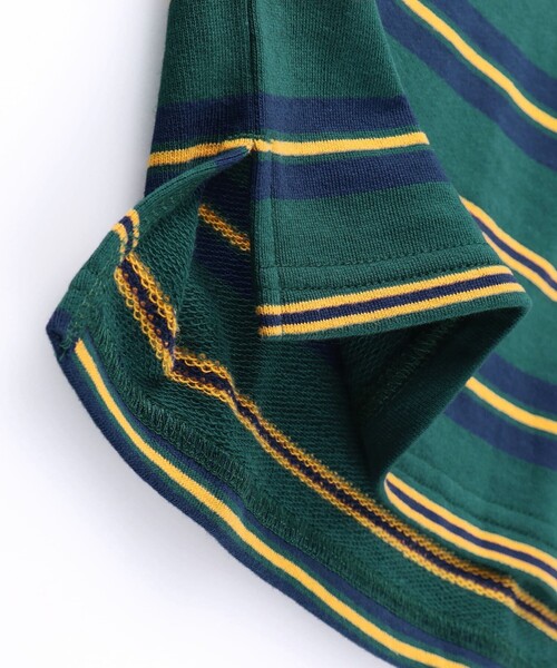 BRANSHES(ブランシェス)の「【マルチボーダー】トレーナー(スウェット・キッズ・グリーン/ブラック・90/130/140/100/110/120/150)」の12枚目の写真