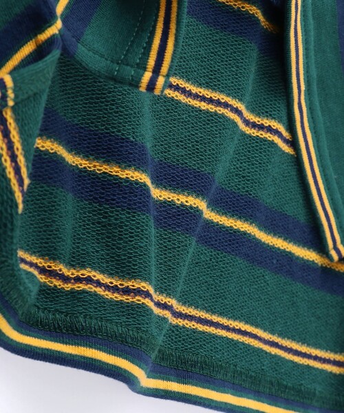 BRANSHES(ブランシェス)の「【マルチボーダー】トレーナー(スウェット・キッズ・グリーン/ブラック・90/130/140/100/110/120/150)」の7枚目の写真