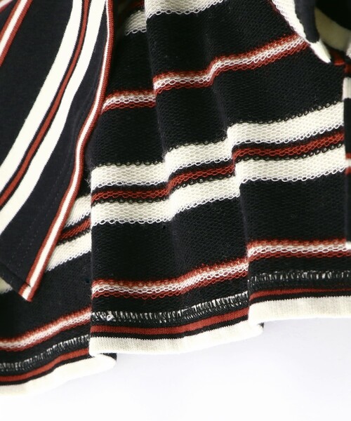 BRANSHES(ブランシェス)の「【マルチボーダー】トレーナー(スウェット・キッズ・グリーン/ブラック・90/130/140/100/110/120/150)」の6枚目の写真